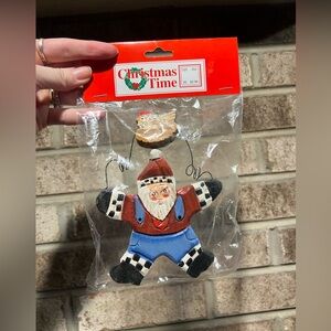 Christmas Time Santa Ornament